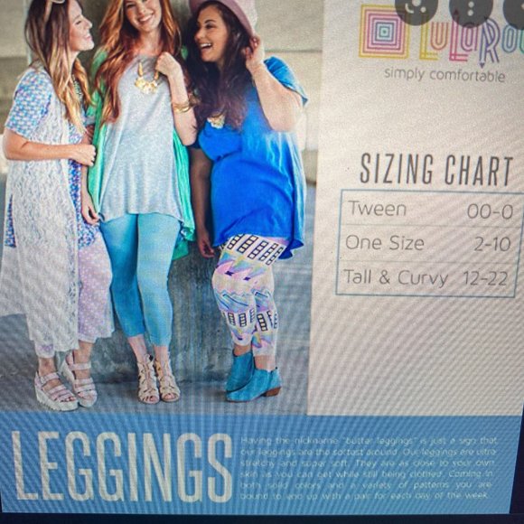 Lularoe Leggings - Picture 3 of 3